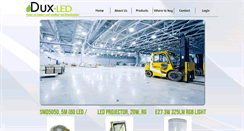 Desktop Screenshot of dux-led.com